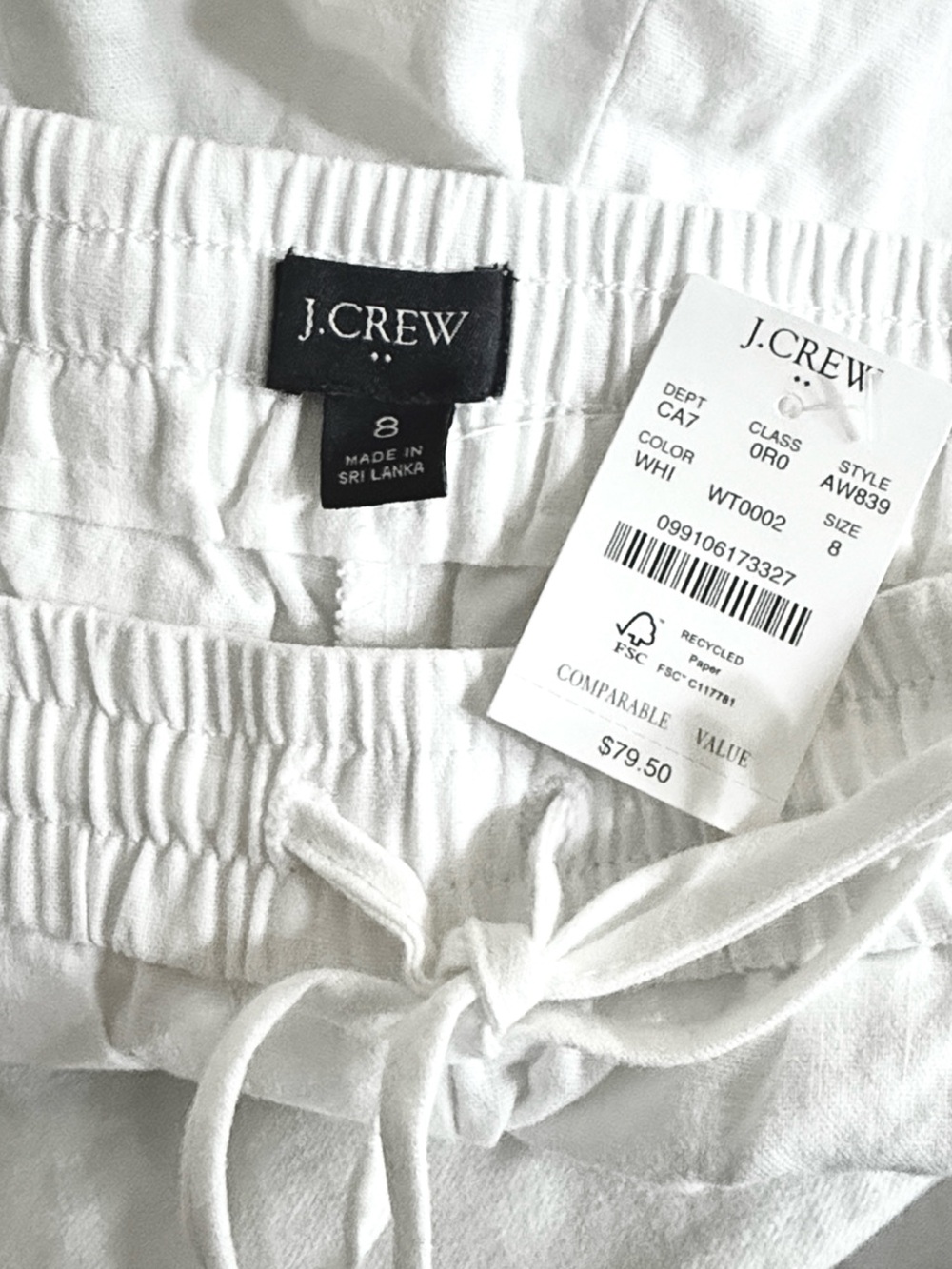 J. Crew Seaside Linen Blend Pants - Picture 8 of 10